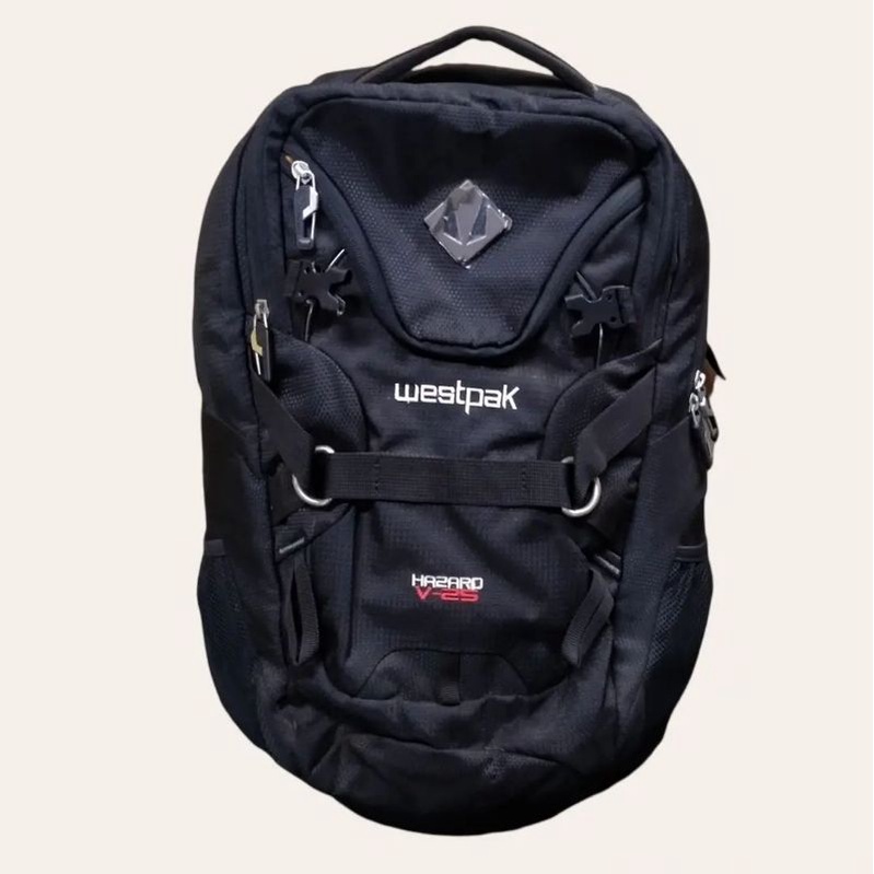 tas punggung pria Westpak black 25L tas daypak tas bacpak