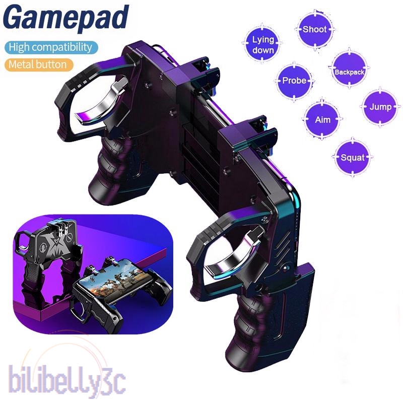 K21 Pubg Mob   ile Joystick Gamepad Pemulihan L1 R1 Memicu