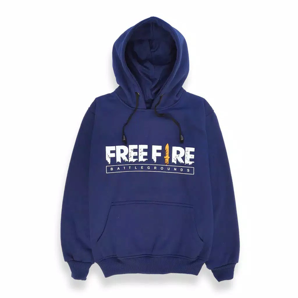 Sweater Hoodie Anak Free Fire Sweater Fleece Baju Anak Kekinian Unisex M L XL