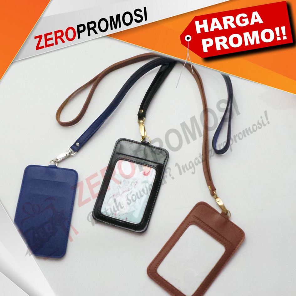

Paket Casing ID Card Kulit Potrait dengan Tali Kait