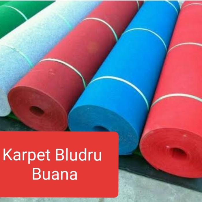 CANV karpet bludru polos buana lebar 2m x 0.5m ,ketebalan 3mm