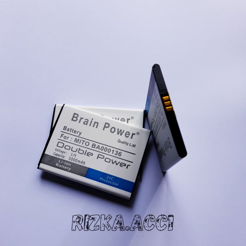 Baterai Batre  Mito A16 Full View / A16 BA-000136 BA00136 Double Power Battery Hp