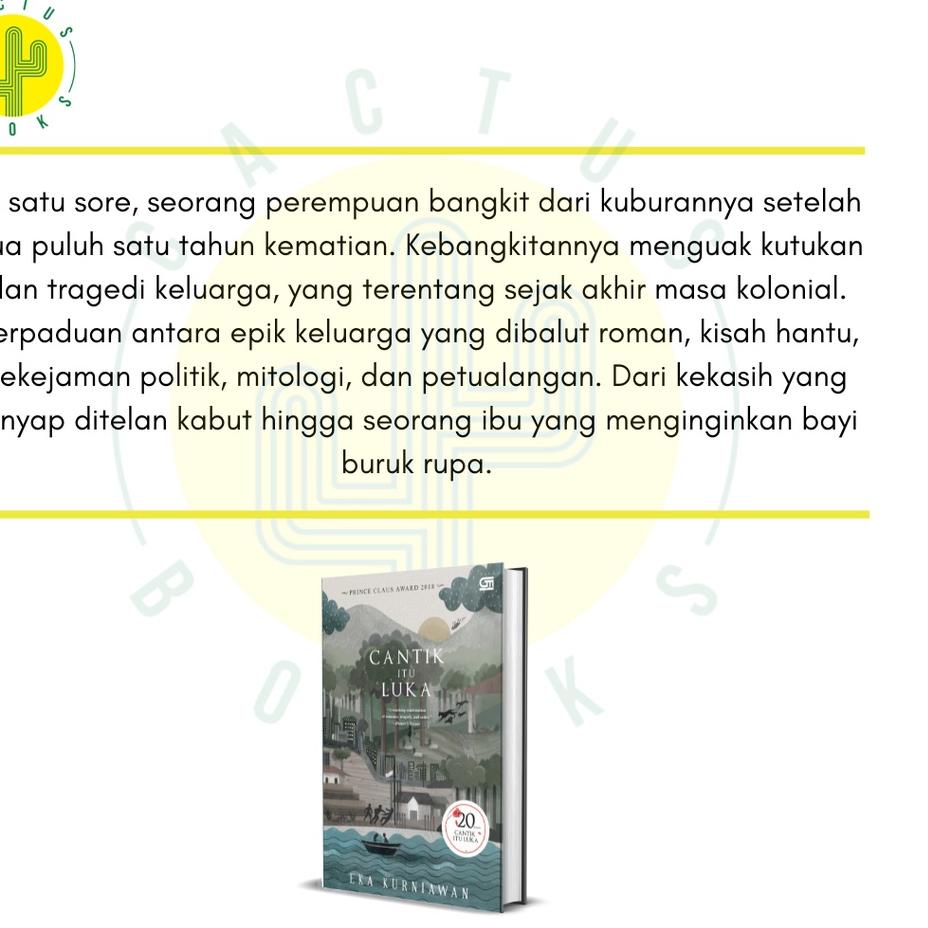 Jangan Ketinggalan order..  CANTIK ITU LUKA (EDISI 20 TAHUN HARD COVER) - EKA KURNIAWAN