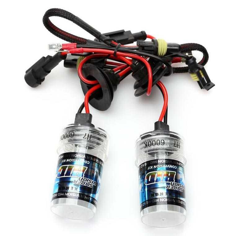 CROSSTIGER Lampu Mobil HID Xenon H7 6000K 55W 2PCS + Ballast 12V