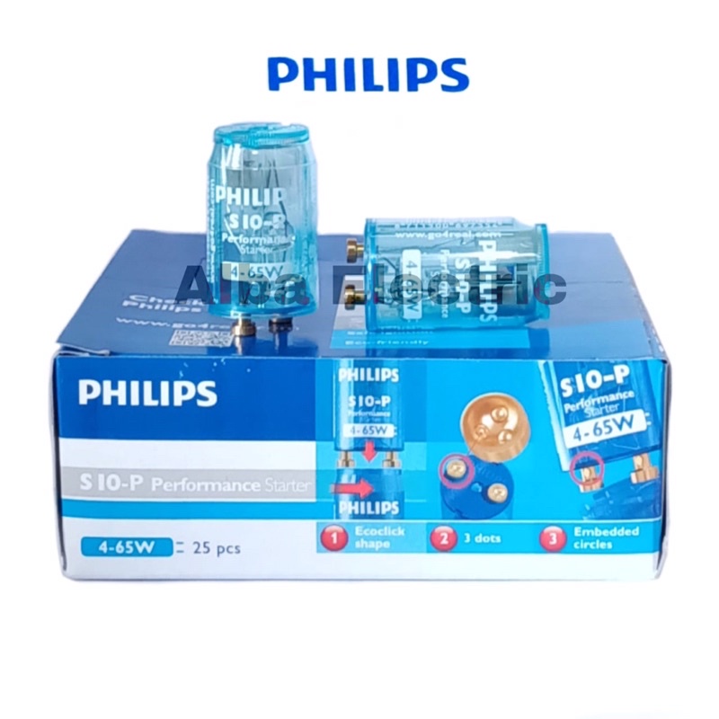 PHILIPS STARTER S10 Stater S 10 4 - 65W Untuk Kap TL 10W 18W 36W