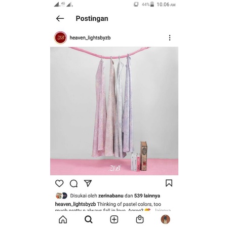 mollis sakura mukena nude dan blue by zerina banu