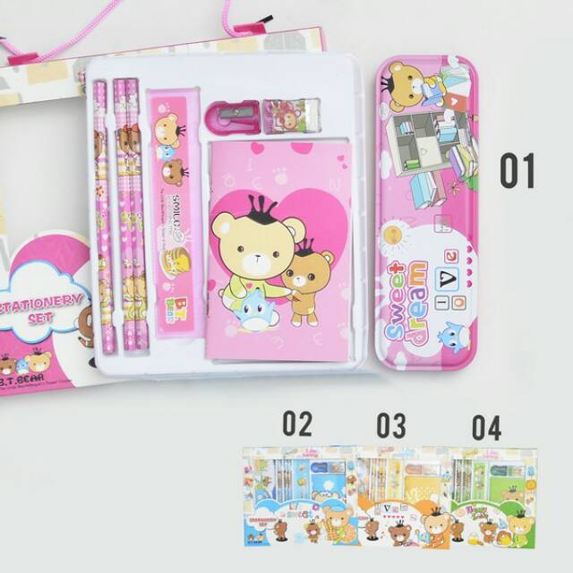 

RILAKKUMA Stationary Paper Set Isi 8in1 LKC1060