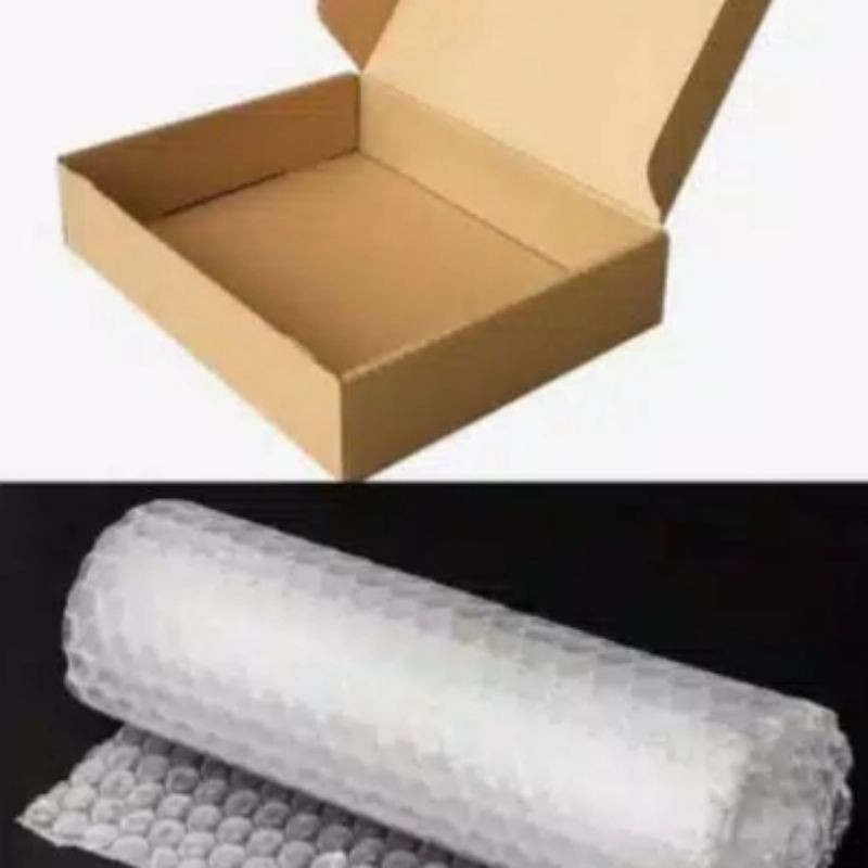 

[ BOX & BUBBLE WRAB ] untuk tambahan Packing AMAN, TIDAK DIJUAL TERPISAH