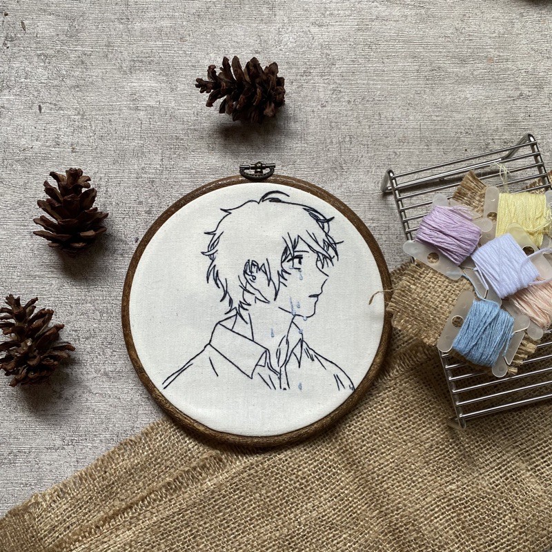 anime embroidery — ugetsu [given]