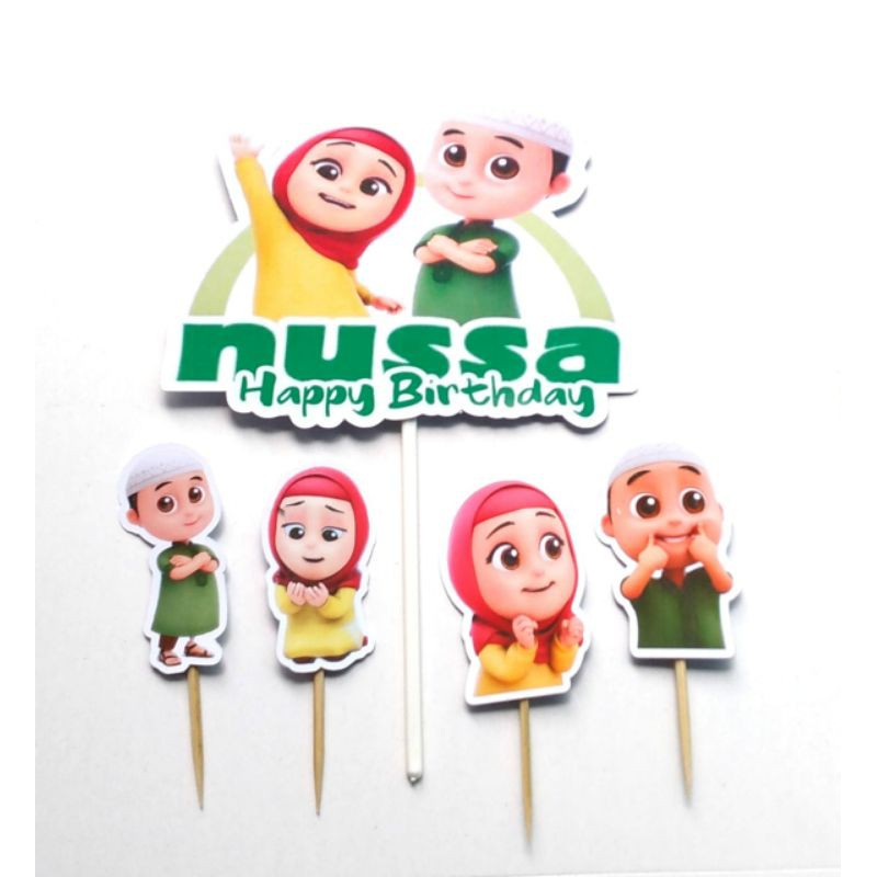 Cake Topper / Toper Kue: Nussa Rara
