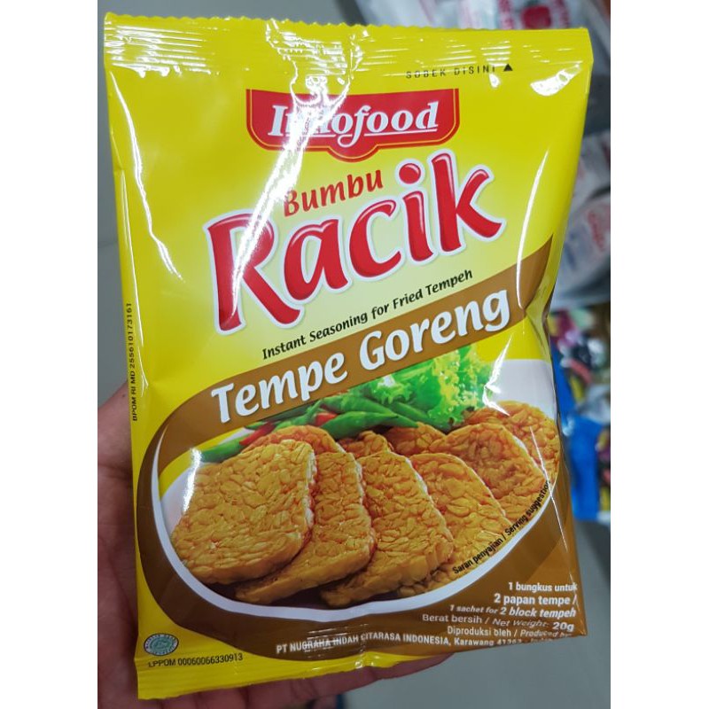 Jual Indofood Bumbu Racik Tempe Goreng Gr Shopee Indonesia