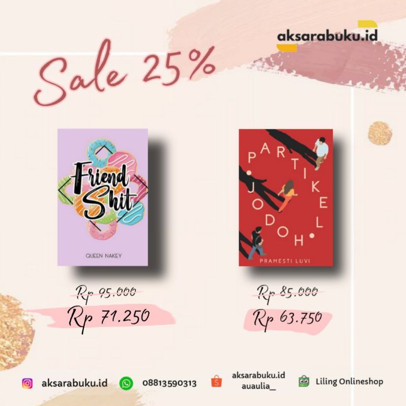 SALE Novel Friendshit Partikel Jodoh Alone Never Be Alone Thank You Salma Di Bawah Umur