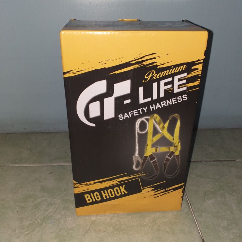 Safety Body Harness Big Single Hook - GT Life Premium