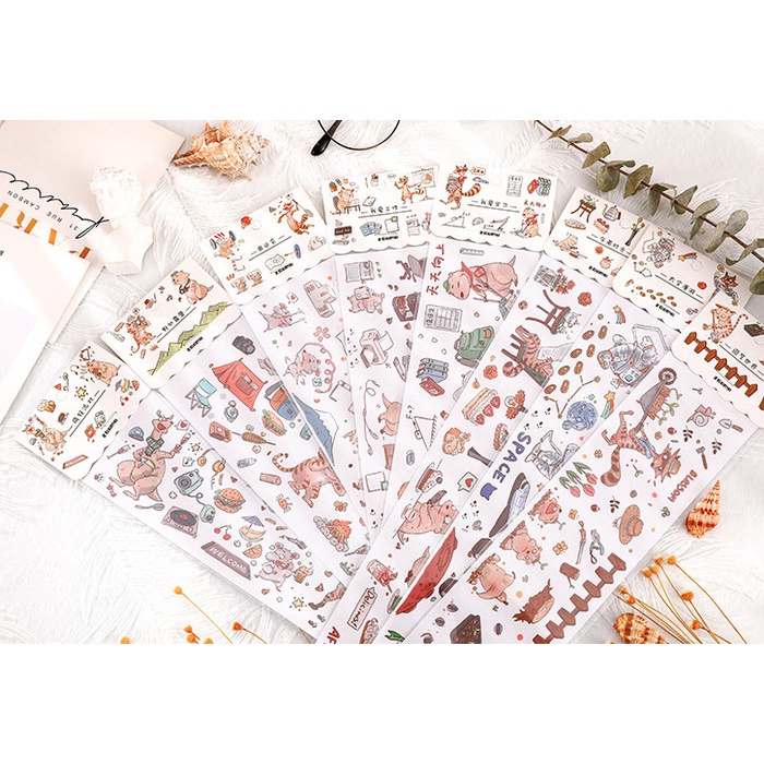 

Sticker Washi Crazy Animal