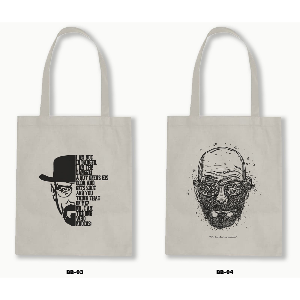 TOTE BAG BLACU - BREAKING BAD