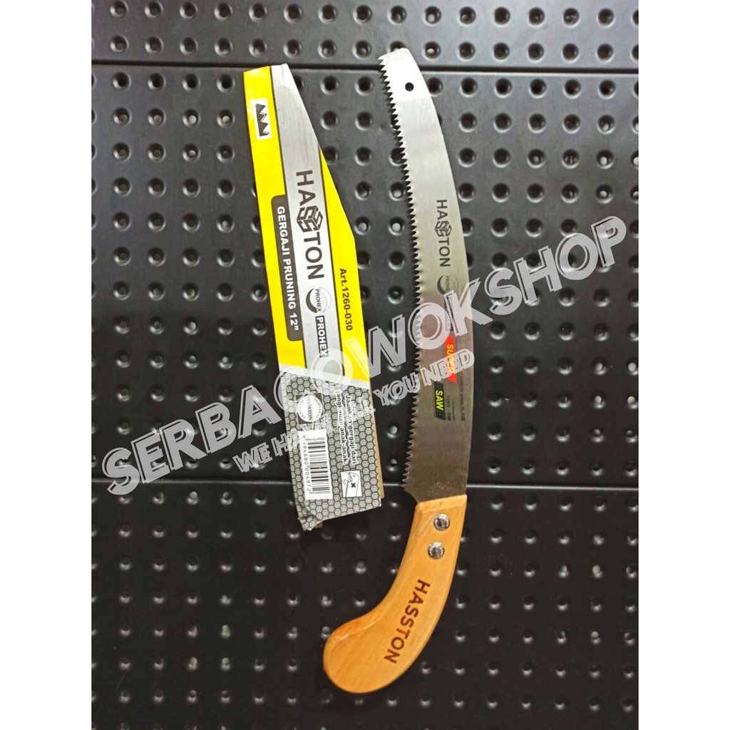 Hasston Gergaji Kopi 12&quot; Pruning Saw / Gergaji Dahan Lengkung Termurah Berkualitas