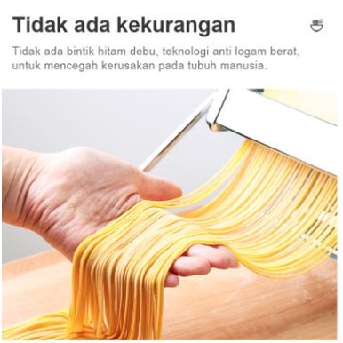 [COD] GILINGAN MIE PASTA- MIE PASTA MAKER STAINLESS STEEL - PEMBUAT MIE MISTER ORDER