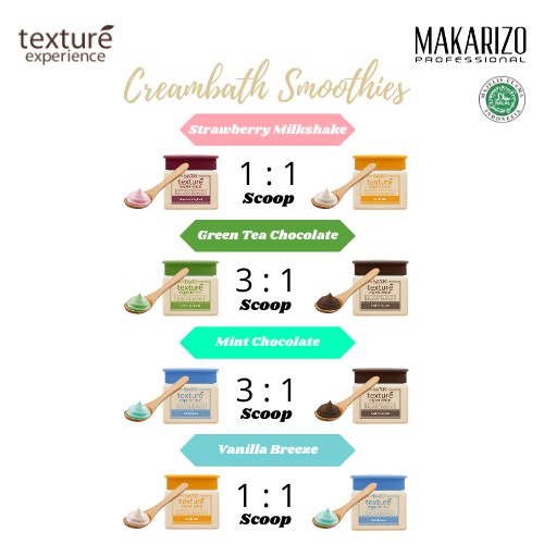 Makarizo Professional Texture Experience Cream Green Tea Butter Pot 500 mL - CO