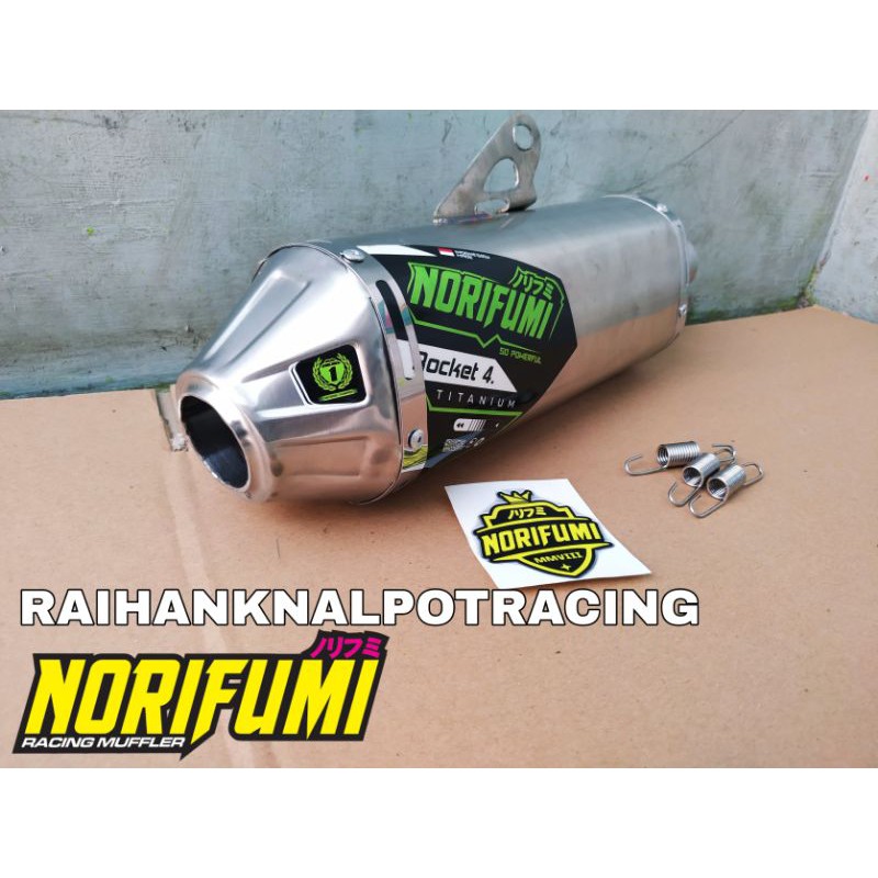 SILINCER NORIFUMI ROCKET 4 STENLIS CRF-KLX-BF-DTRACKER