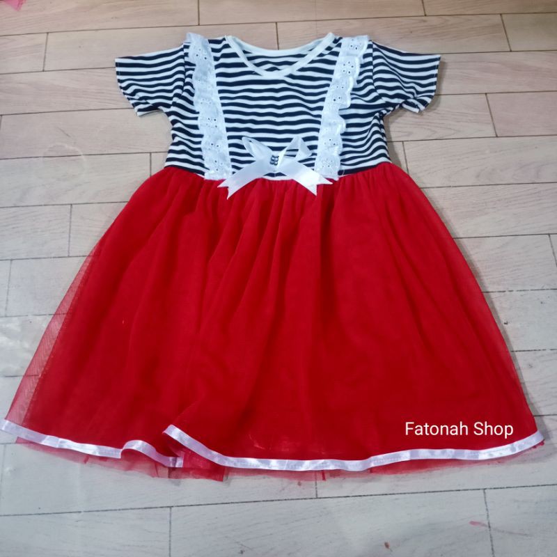 Dress anak 1 2 tahun baju anak cewek perempuan renda (dress renda sayuki )