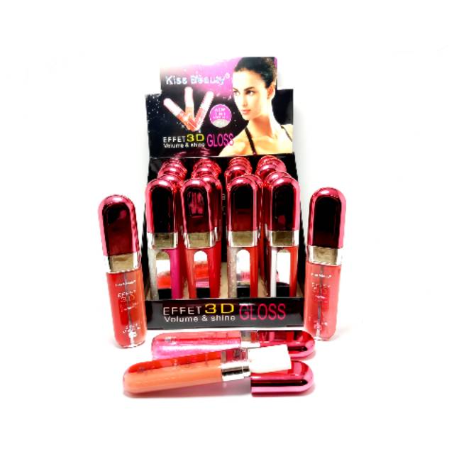 KISS BEAUTY EFFET 3D GLOSS 2in1