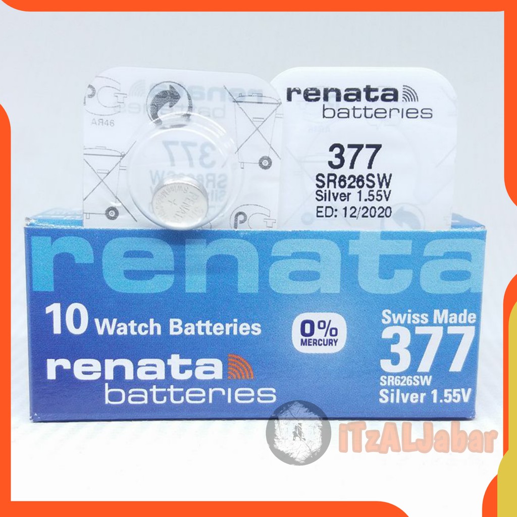 Baterai Renata 377 batre Renata SR626SW Baterai jam tangan Original