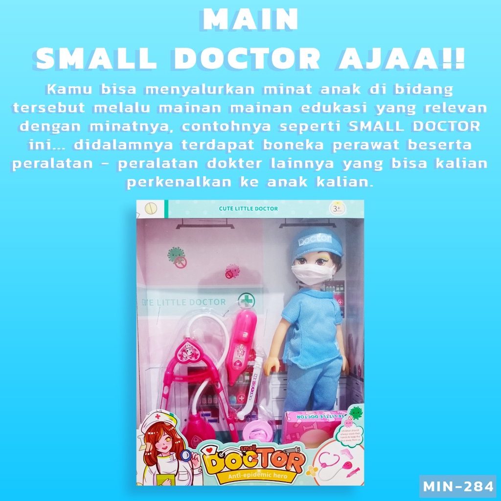 BONEKA DOKTER-DOKTERAN - SMALL DOCTOR / MAINAN BONEKA ANAK