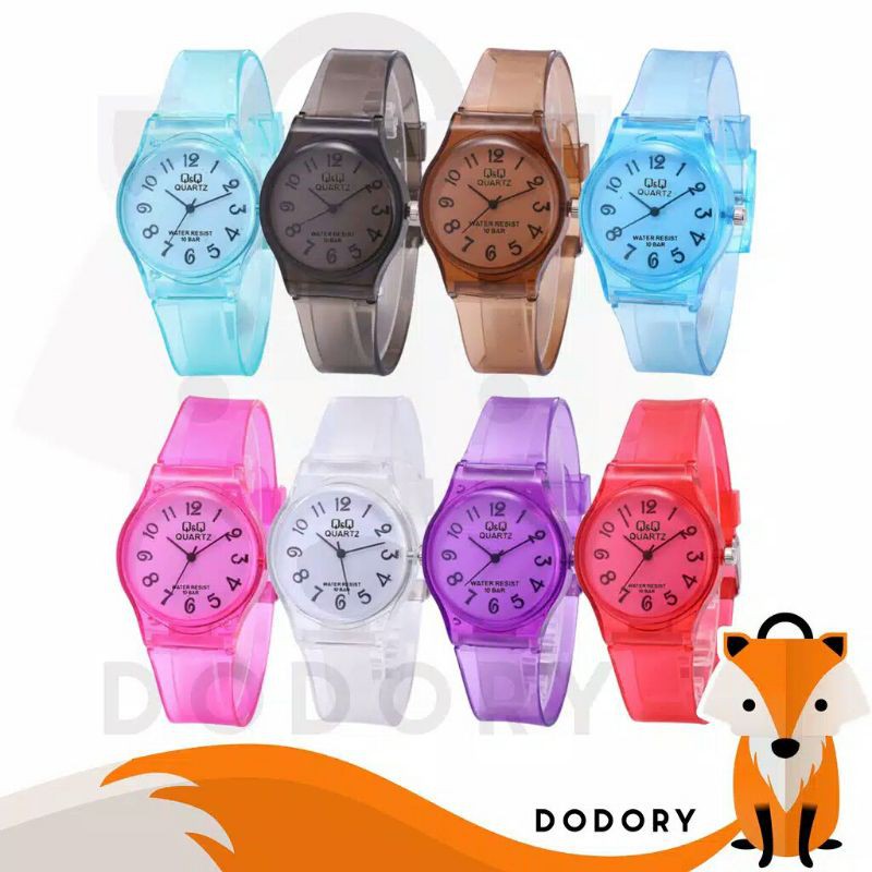 JAM TANGAN J189 TRANSPARAN KORE STYLE TRENDY IMPORT