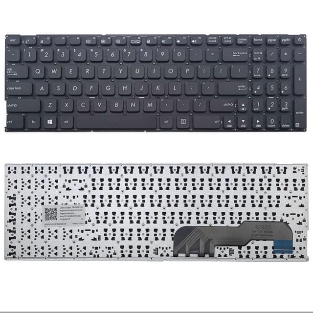 Keyboard Asus X541 X541LA X541S X541SA X541UA R541 R541U US Hitam