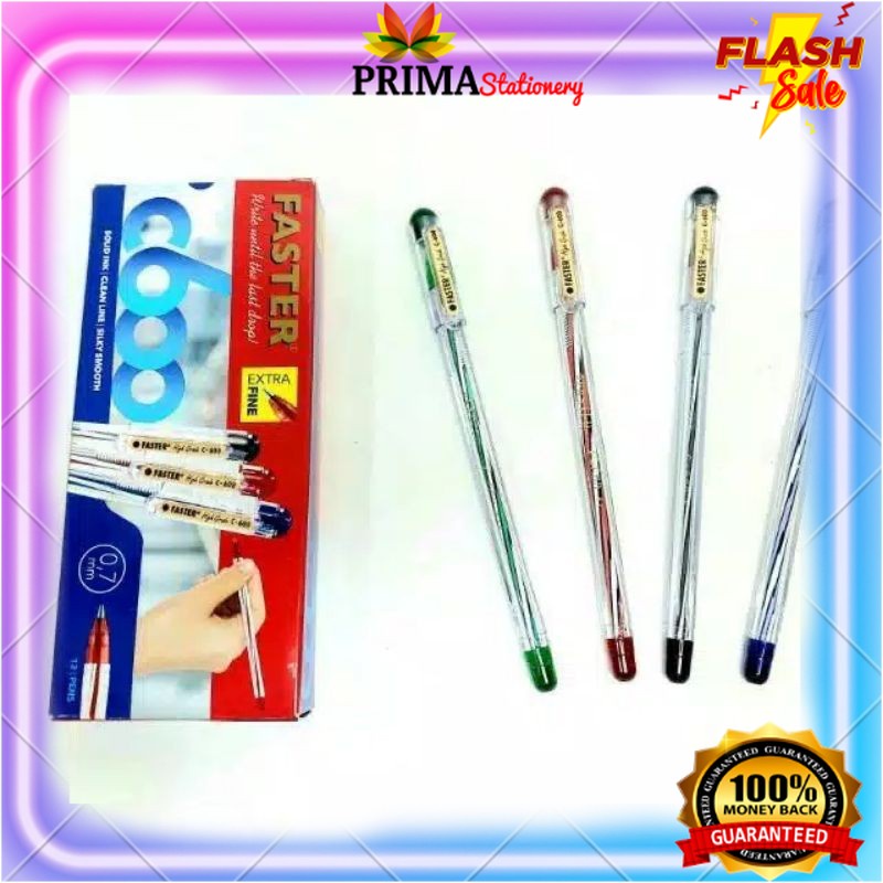 

BALLPOINT, BOLPEN, POLPEN, PULPEN, PENA Pulpen Faster C600