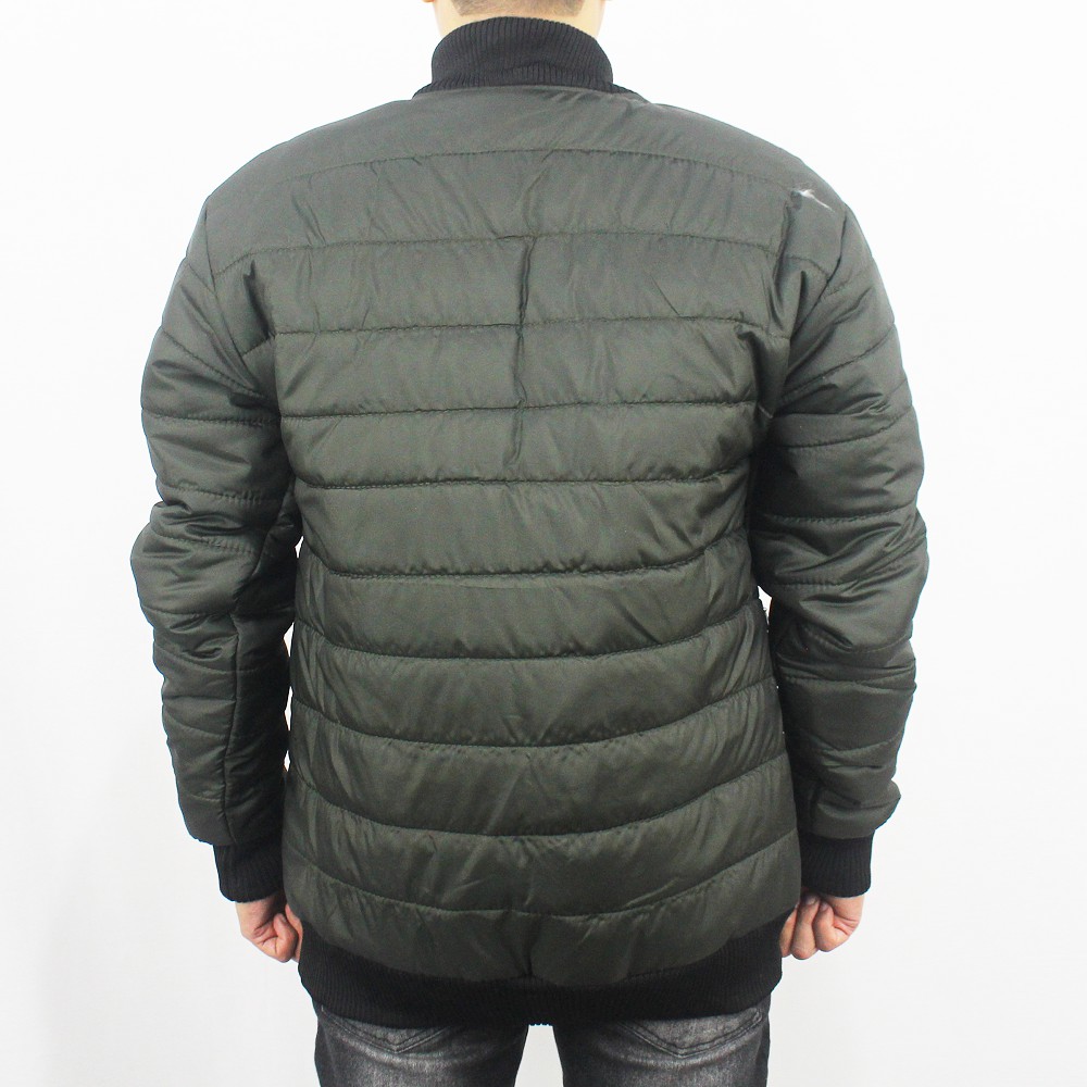 JAKET BOMBER PUFFER TEBAL PRIA - JAKET WINTER - JAKET PARASUT TEBAL - JAKET GUNUNG TEBAL PRIA ARMY