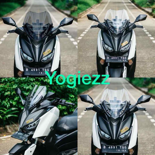 Winshield hexa yamaha xmax visor xmax sectbill winshield xmax  hexa windshield  xmax sectbill hexa