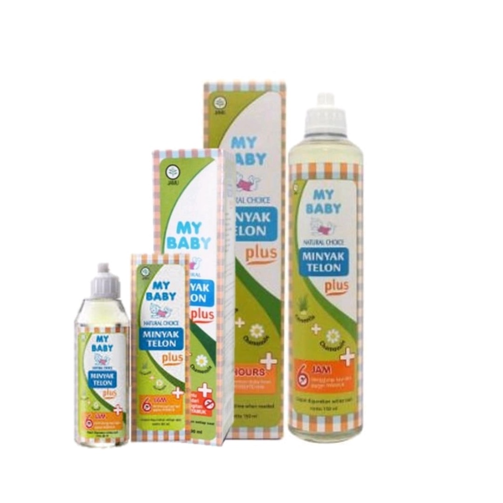 my baby minyak telon 60 ml,90 ml,150 ml 8 jam anti nyamuk /free buble wrap dan kardus