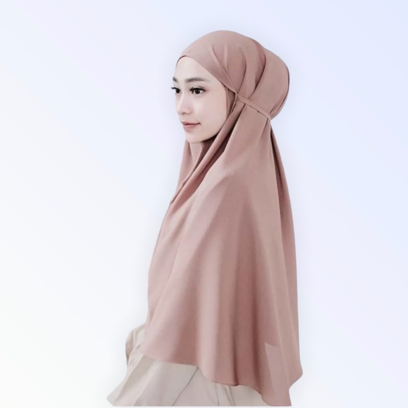 PROMO!! Jilbab / Hijab KHIMAR AMIRA TALI Instan Syari Bahan Diamond Italiano - Kerudung Tali maryam