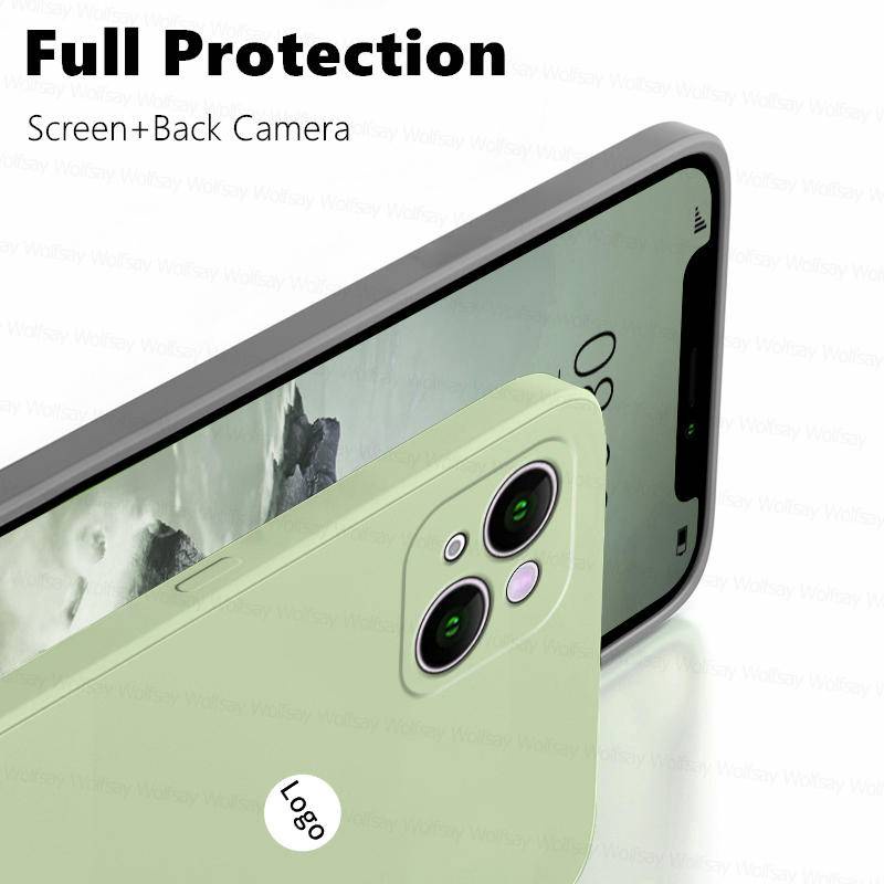 Casing Silikon iPhone 14 13 Pro Max Plus Tahan Benturan