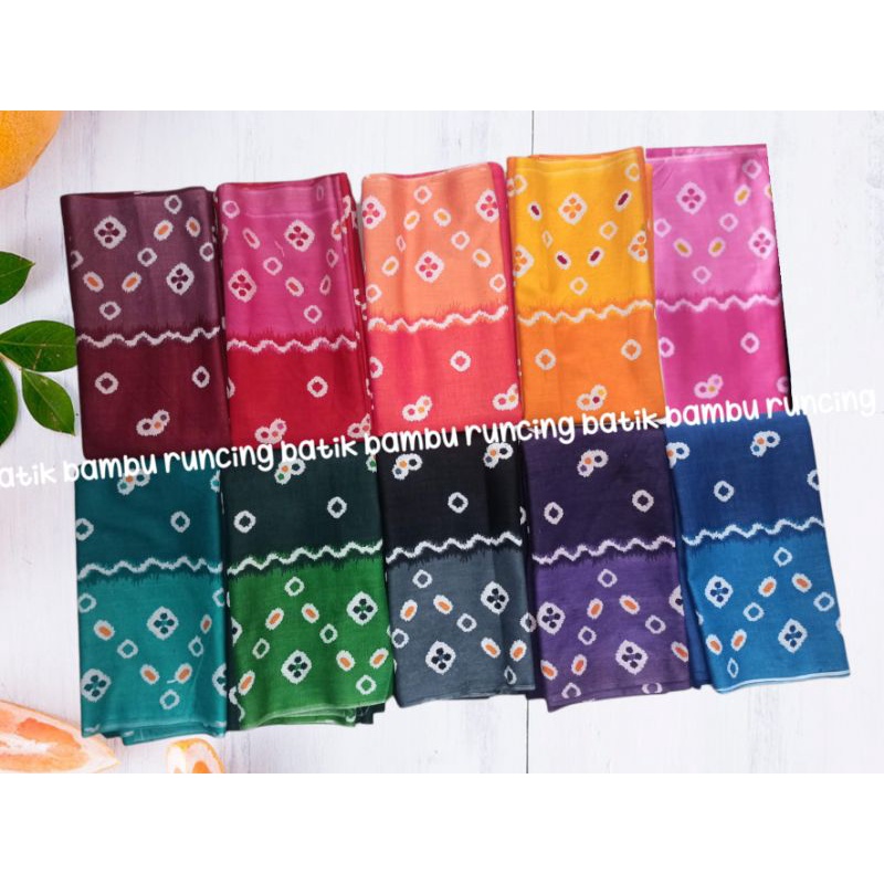 kain batik Pekalongan garutan jumputan bahan batik jumputan murah batik kondangan wanita