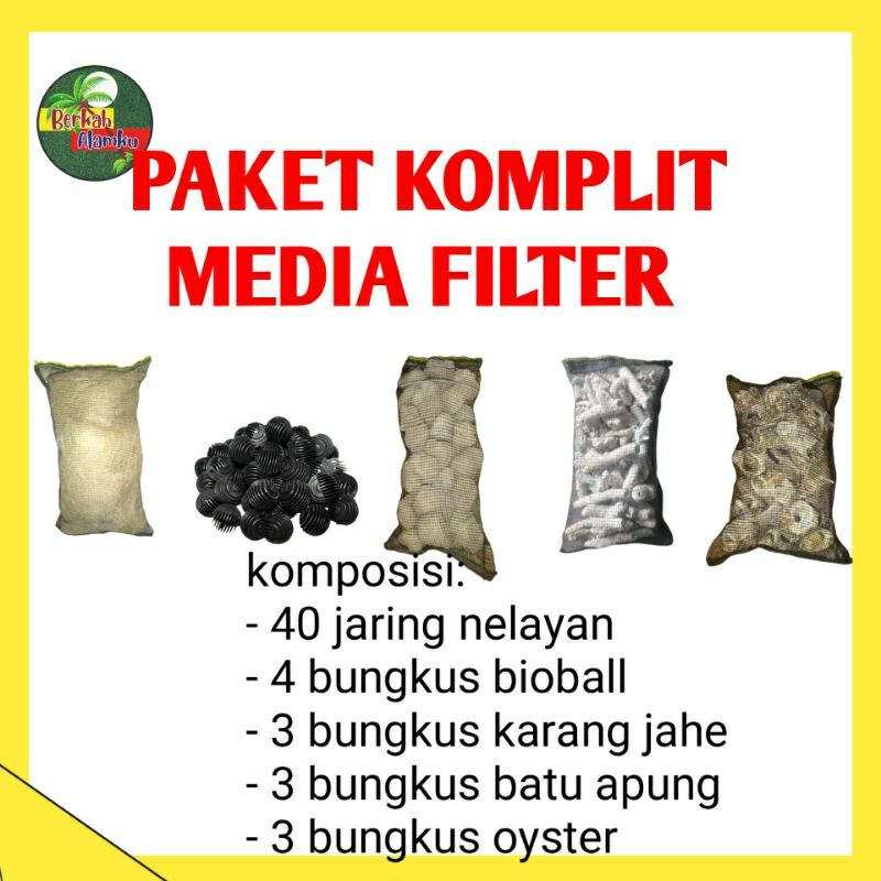 media filter kolam ikan koi paket komplit filter kolam