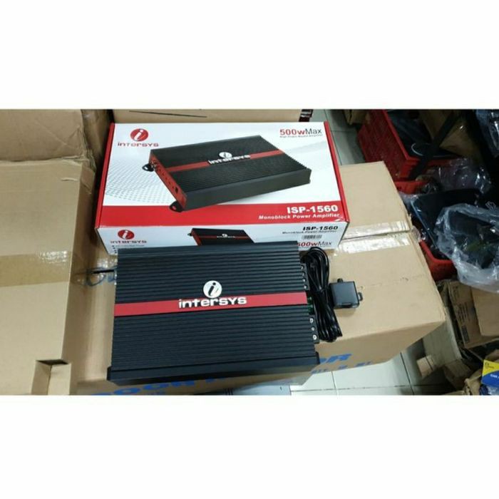 Power Amplifer Intersys Isp-1560 Monoblock Mobil Universal