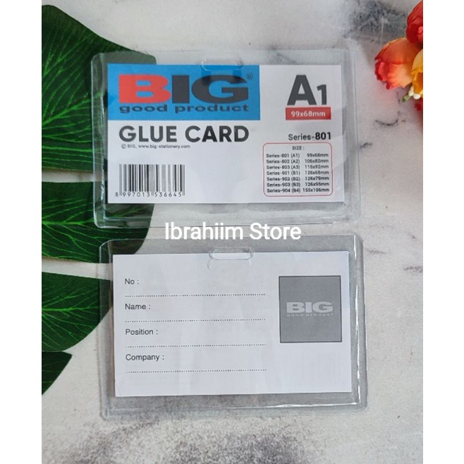 NAME BADGE A2 / NAME BADGE B2 / GLUE CARD MURAH / NAME BADGE MURAH MIKA UNTUK KALUNG UJIAN MIKA / MIKA NAMA UJIAN