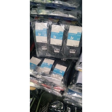 grosir!!! ( 12 pasang ) kaos kaki sekolah SD Hitam polos panjang sebetis