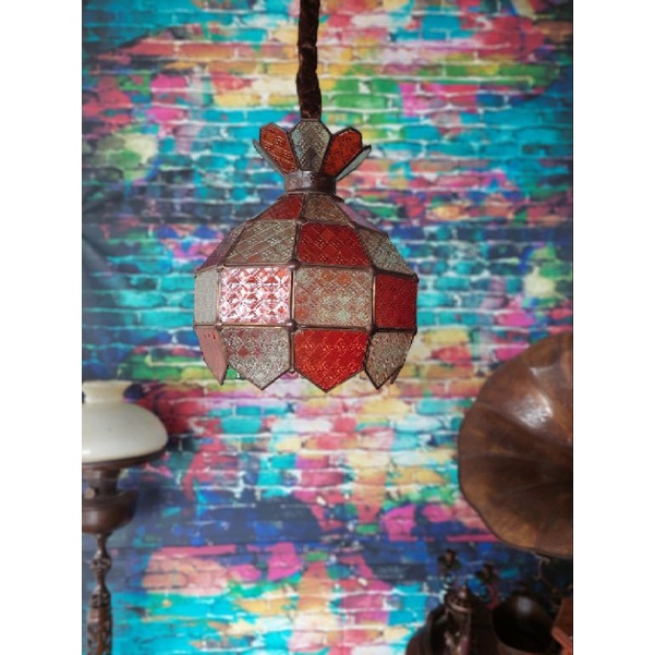 lampu gantung meja makan maroko