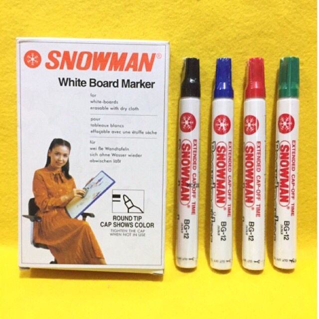 

SPIDOL WHITEBOARD SNOWMAN BG 12 JAPAN (1PCS)