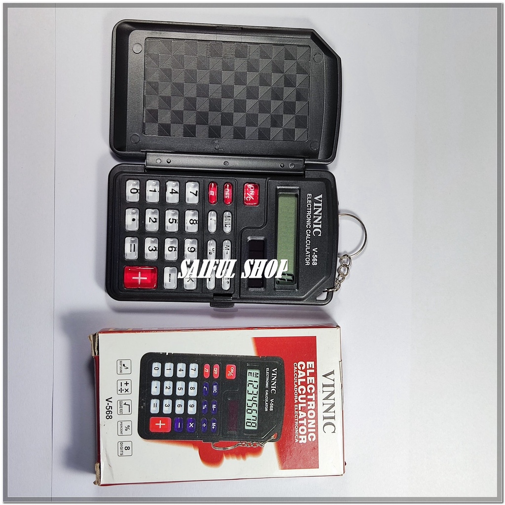 

KALKULATOR 8DIGIT MODEL FLIP 0568 BAGUS
