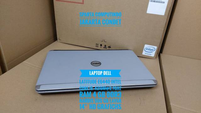 Laptop Dell Latitude E6440 Intel Core i5 - 4310M Ram 4 GB DDR3 Hardis 500GB Layar 14 inc HD Grafichs