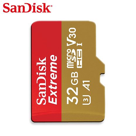 SANDISK Extreme A1 Micro SD Card for Mobile Gaming 32GB 100MBps