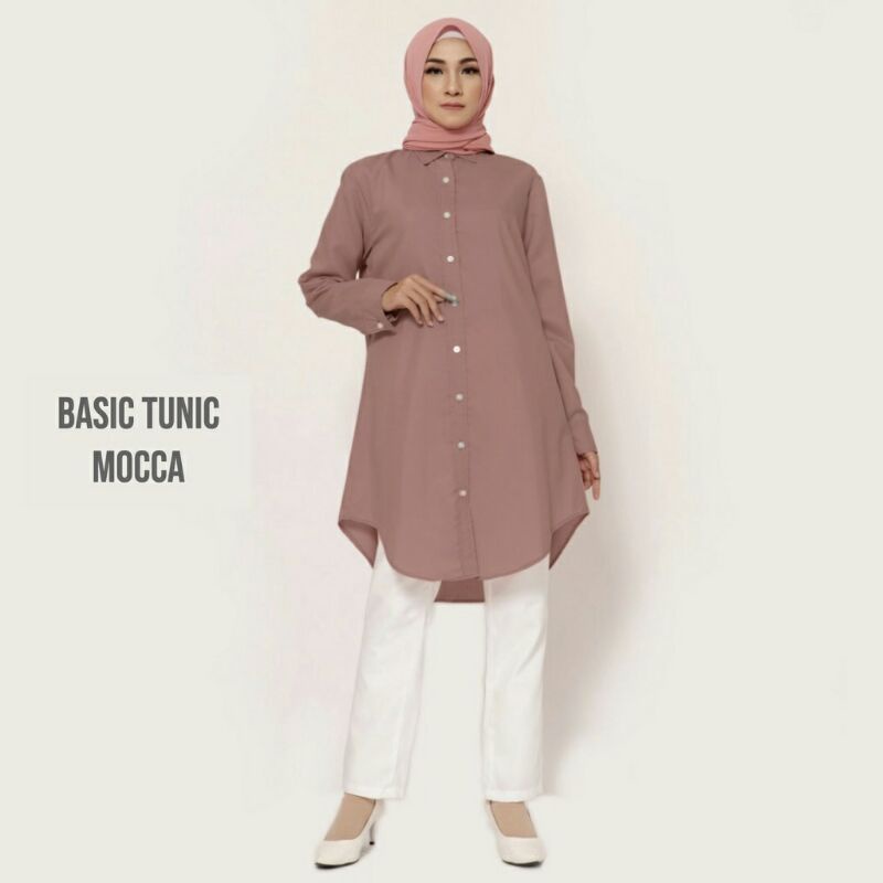 Basic Tunic - Baju Tunic Atasan Wanita Muslim