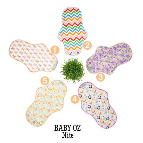 Pembalut Kain Wanita Baby Oz | Menstrualpad | Menspad | Menstrual Pad