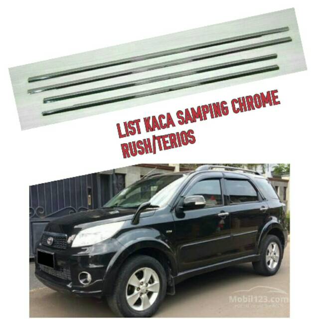 List Kaca Samping Mobil Rush/Terios Chrome