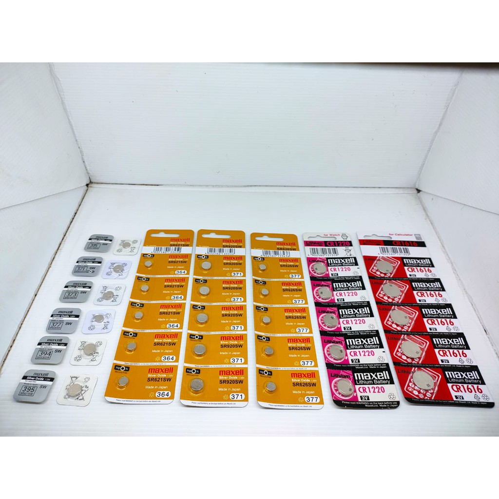 BATERAI  BATU JAM TANGAN MAXELL ORIGINAL SEMUA TYPE