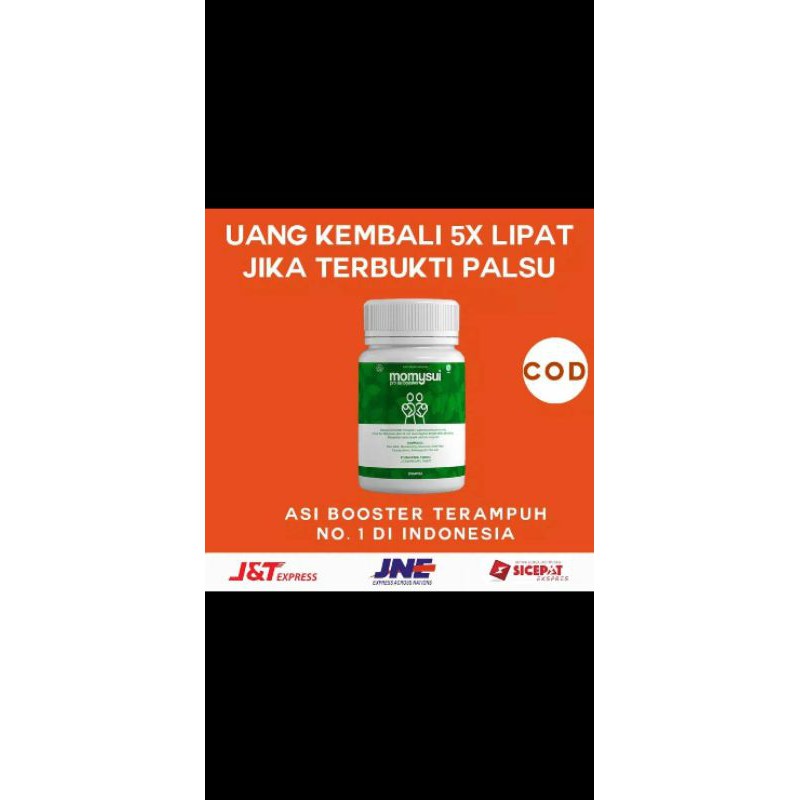 Asi Booster MOMYSUI Pelancar Asi / 30 Kapsul Kelor Almond Chia Ssed Katuk Jintan Hitam